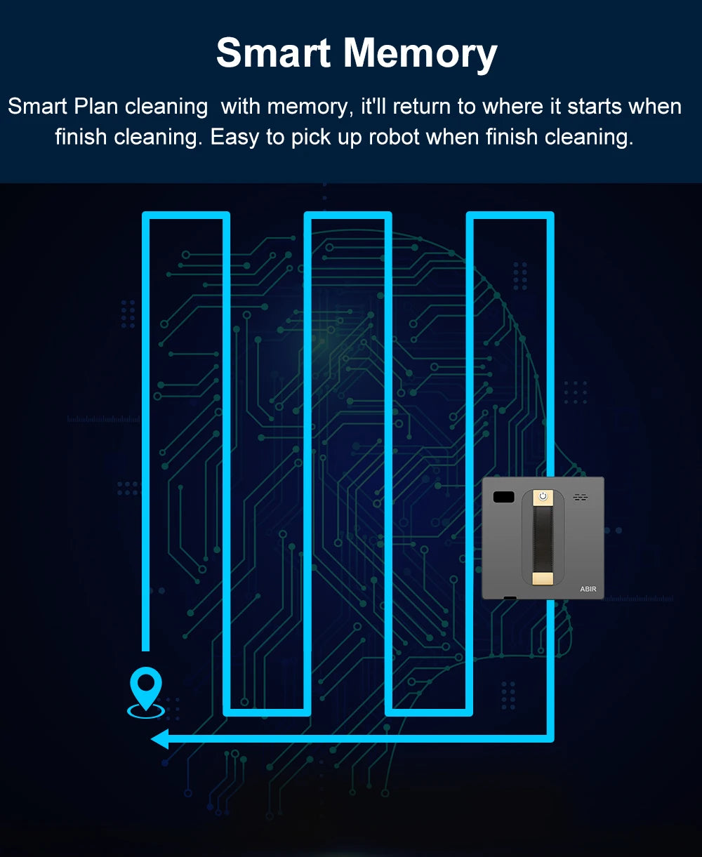 Robot Window Cleaner Abir Wd8 Dual Water Spray