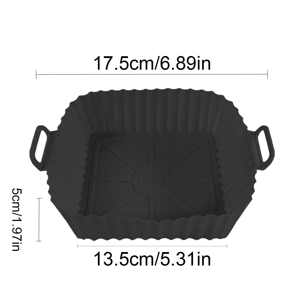 Air Fryer Silicone Liners Pot Airfryer Basket Cooking