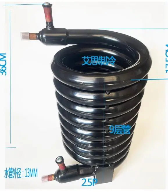 Ice Maker Water Cooled Condenser Air Conditioning Tube