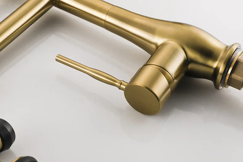 Faucet Brushed Nickel Pull-Out Faucet Swivel Dual Purpose