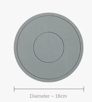 High Temperature Resistant Thickened Silicone Coaster Round