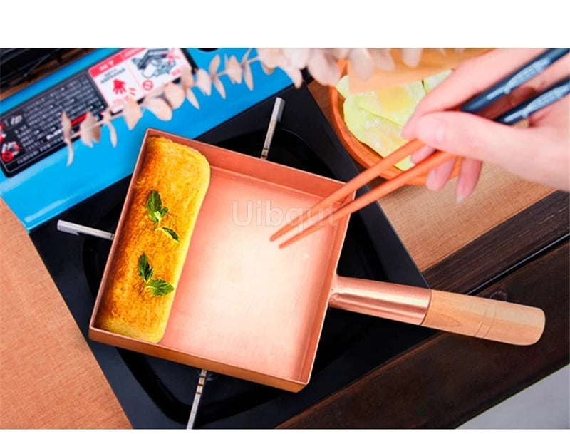 Brass Baking Tray Copper Frying Pan Square Pan