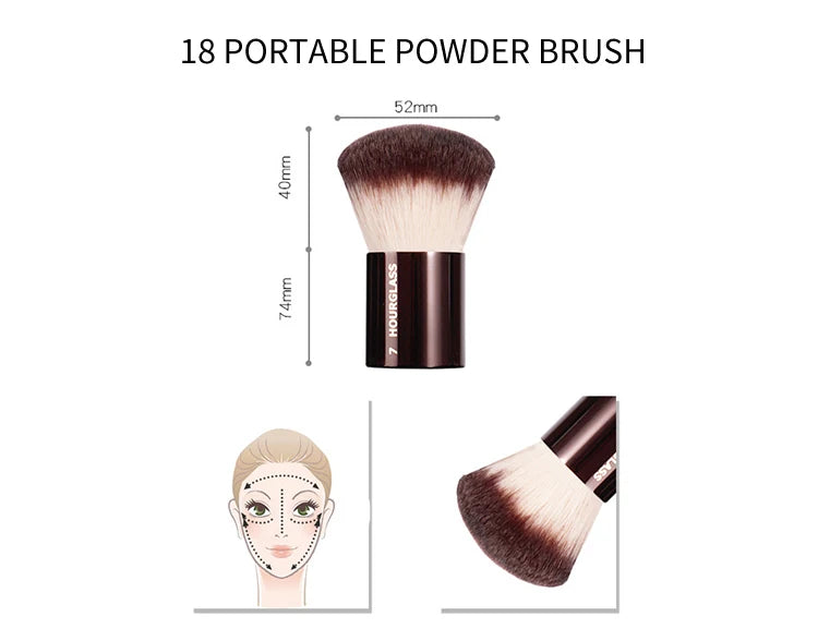 Hourglass Cruelty Makeup Brush-19brushes Blusher Powder