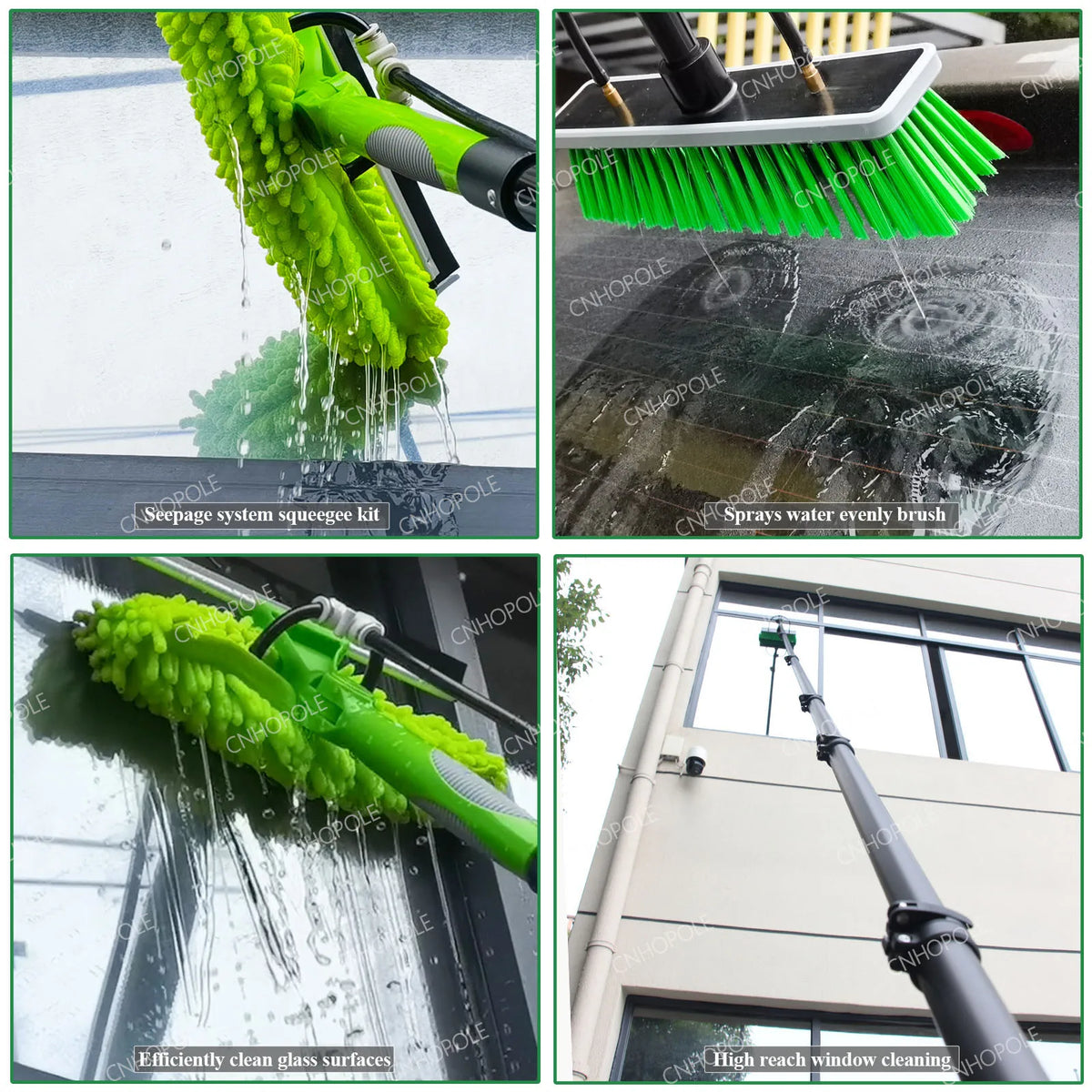 30/36/42ft Carbon Fiber Water Fed Pole Window Cleaning