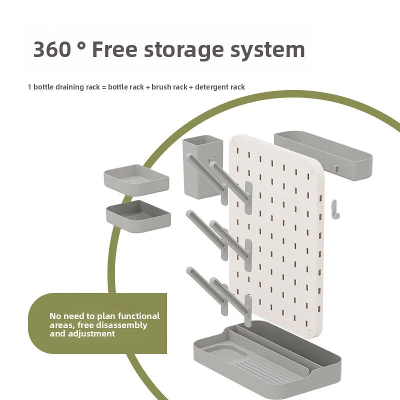 Baby Bottle Drying Rack Vertical Bottle Dryer Rack