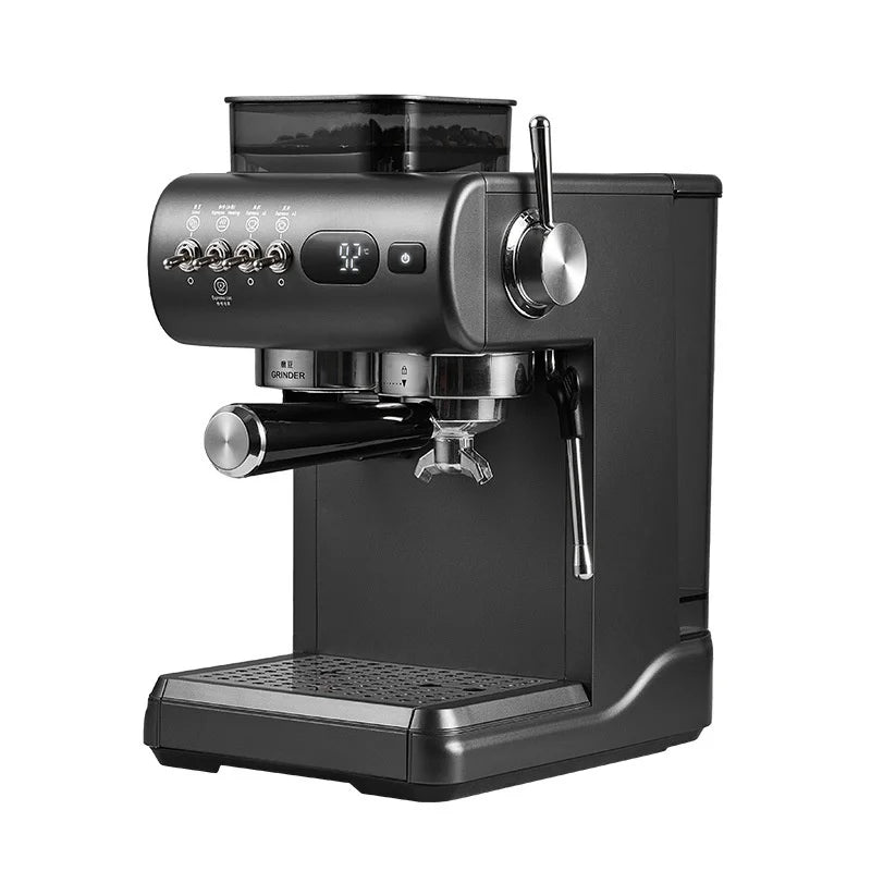 Semi-Automatic Espresso Machine Built-In Grinder & Cold Dual