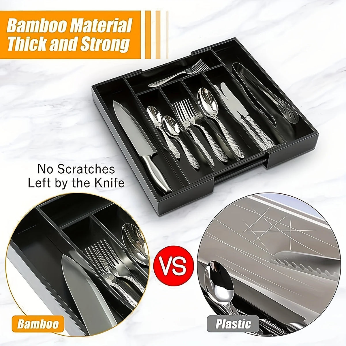 Ideal Organizing Spoon Cutlery Drawers Adjustable Utensil