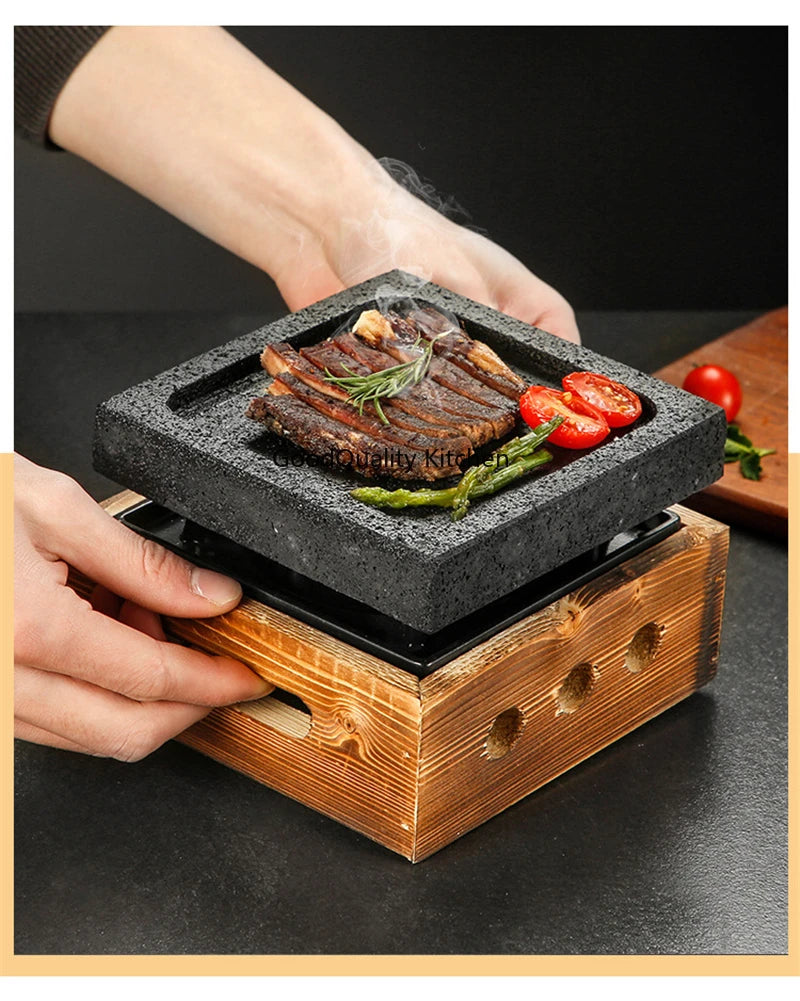 Japanese Barbecue Stove Beef Steak Plate High Temperature