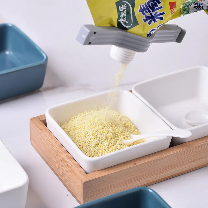 Pp Plastic Food Bag Sealing Clip Spout Moisture