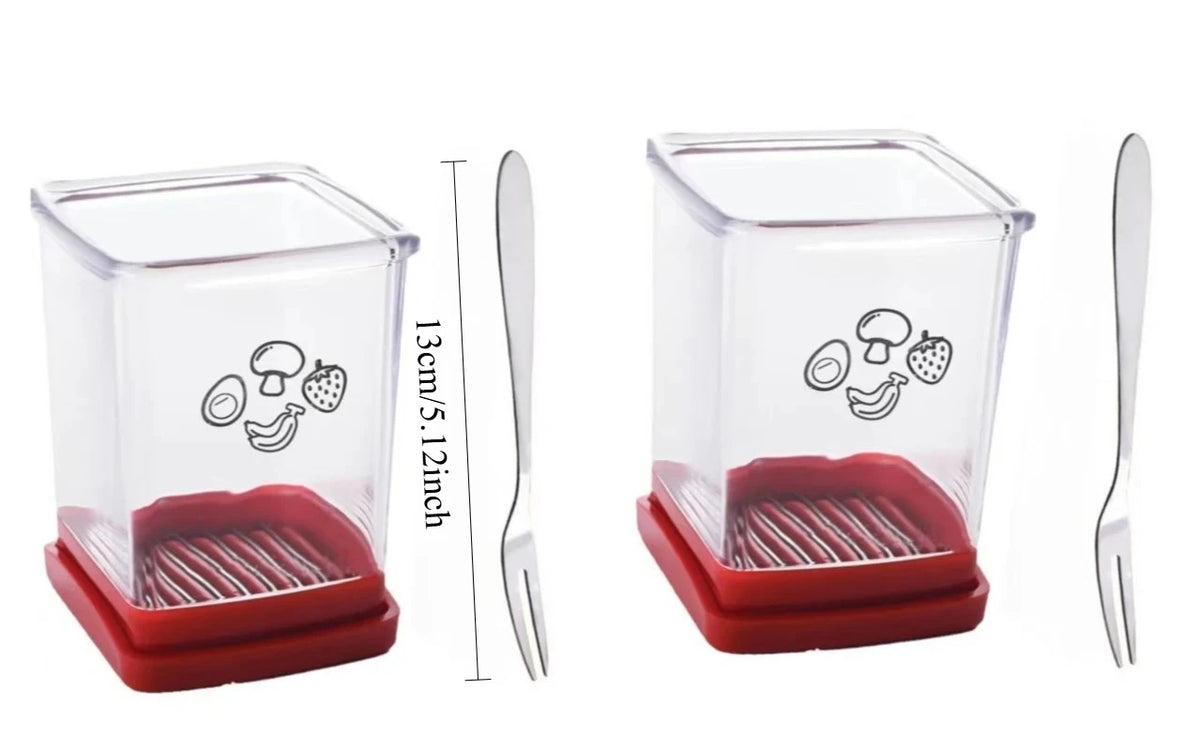 Strawberry Slicer - Fruit Slicer Container - Pro