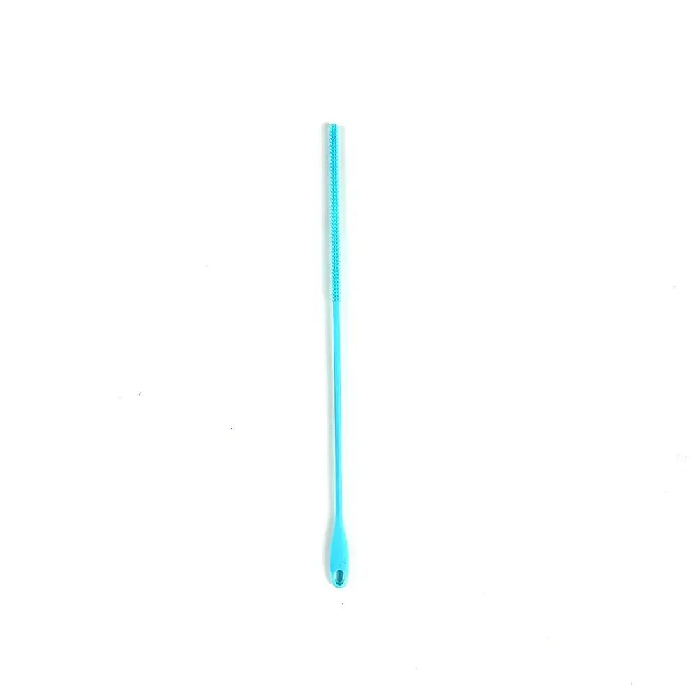 Reusable Pipe Cleaning Brush Long Handle Silicone Straw