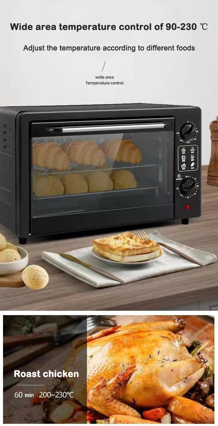 Dmwd 22l Electric Oven Roaster Timing Baking Oven