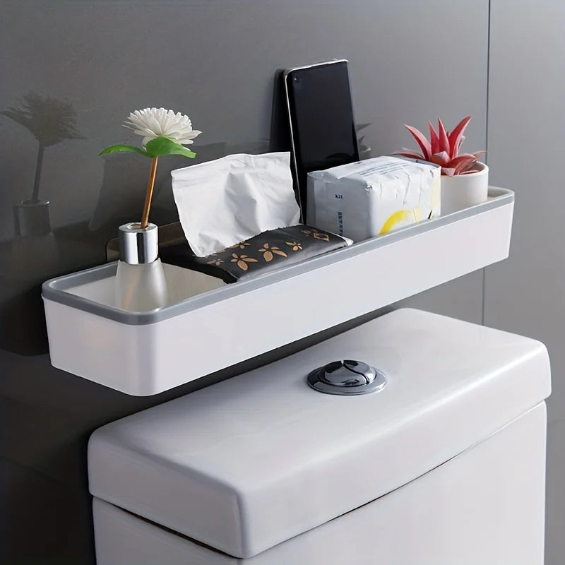 1pc Toilet Bathroom Storage Cabinet Rack Wall Hanging