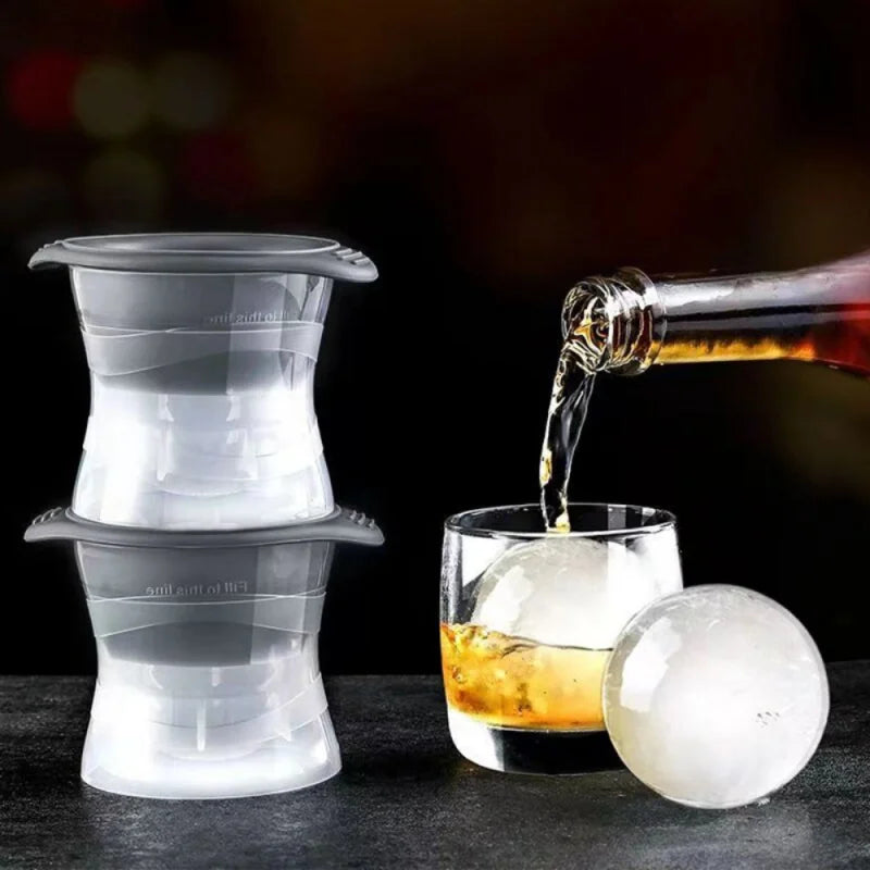 1/2pcs Bar Whiskey Round Ice Cube Maker Silicone