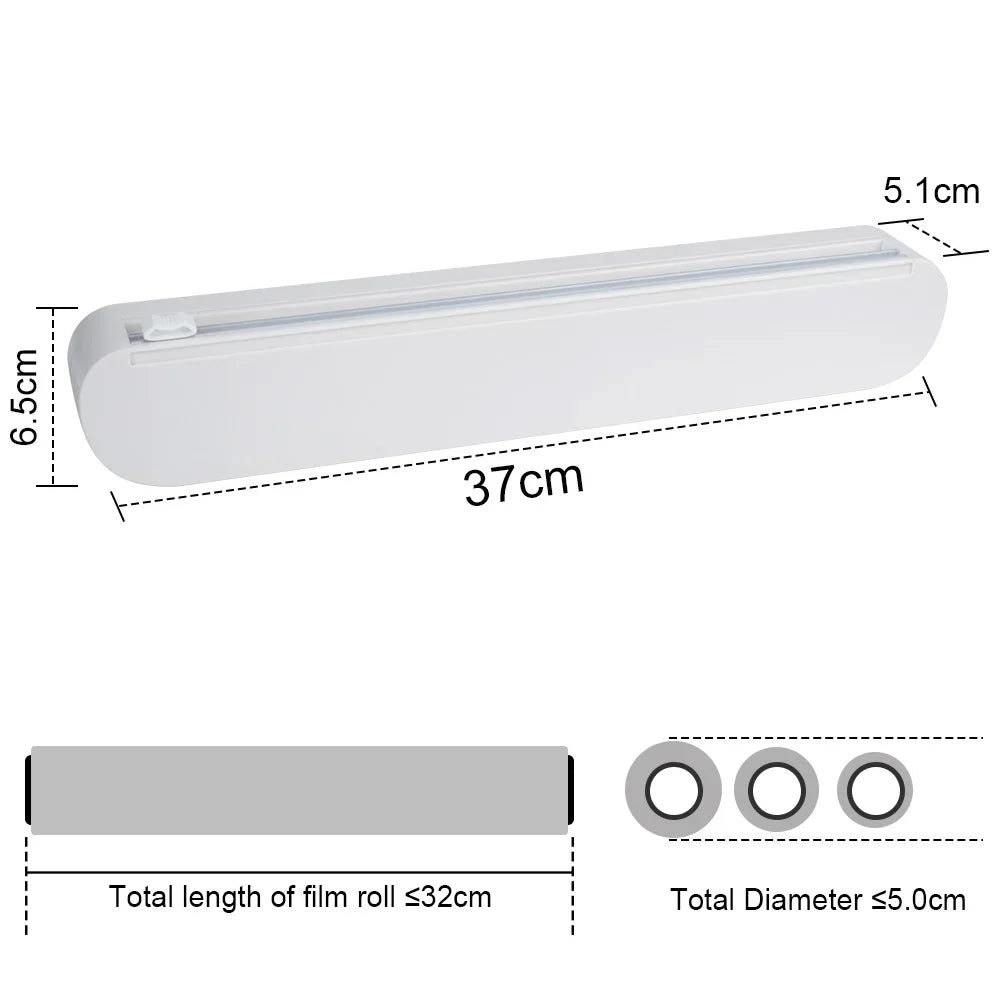 Food Wrap Cutter Plastic Wrap Sharp Cutter Foil