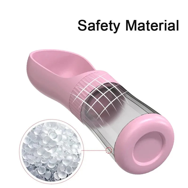 320ml Dog Water Bottle Food Container Travel In