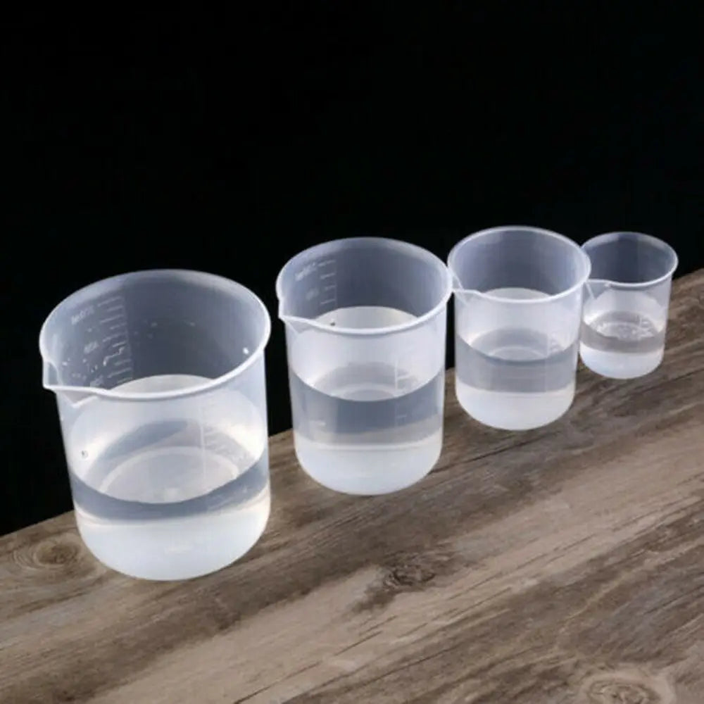 Transparent Plastic Measuring Cups Multi-Purpose Graduated Scale