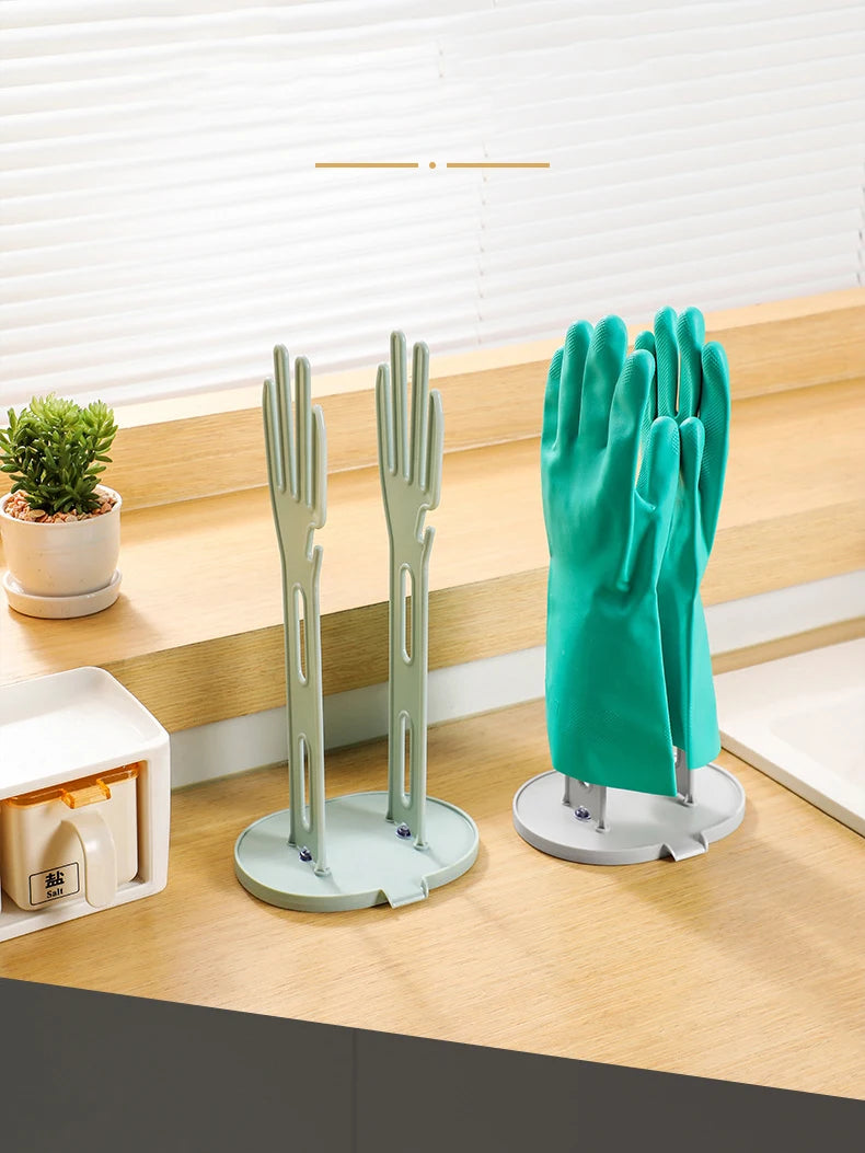 1pc Glove Stand Holder Rubber Glover Dryer Rack