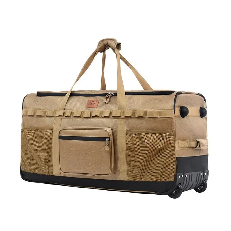 130l Outdoor Large-Capacity Trolley Backpack Thickened Storage