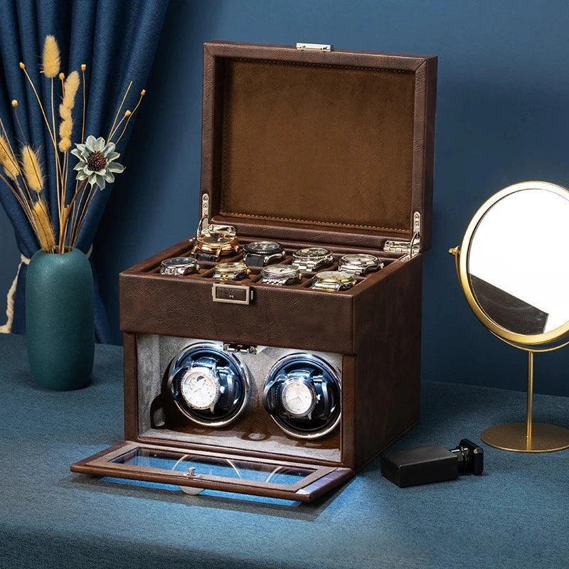 Watch Winders Mechanical Watches Automatic Rotator Holder Double