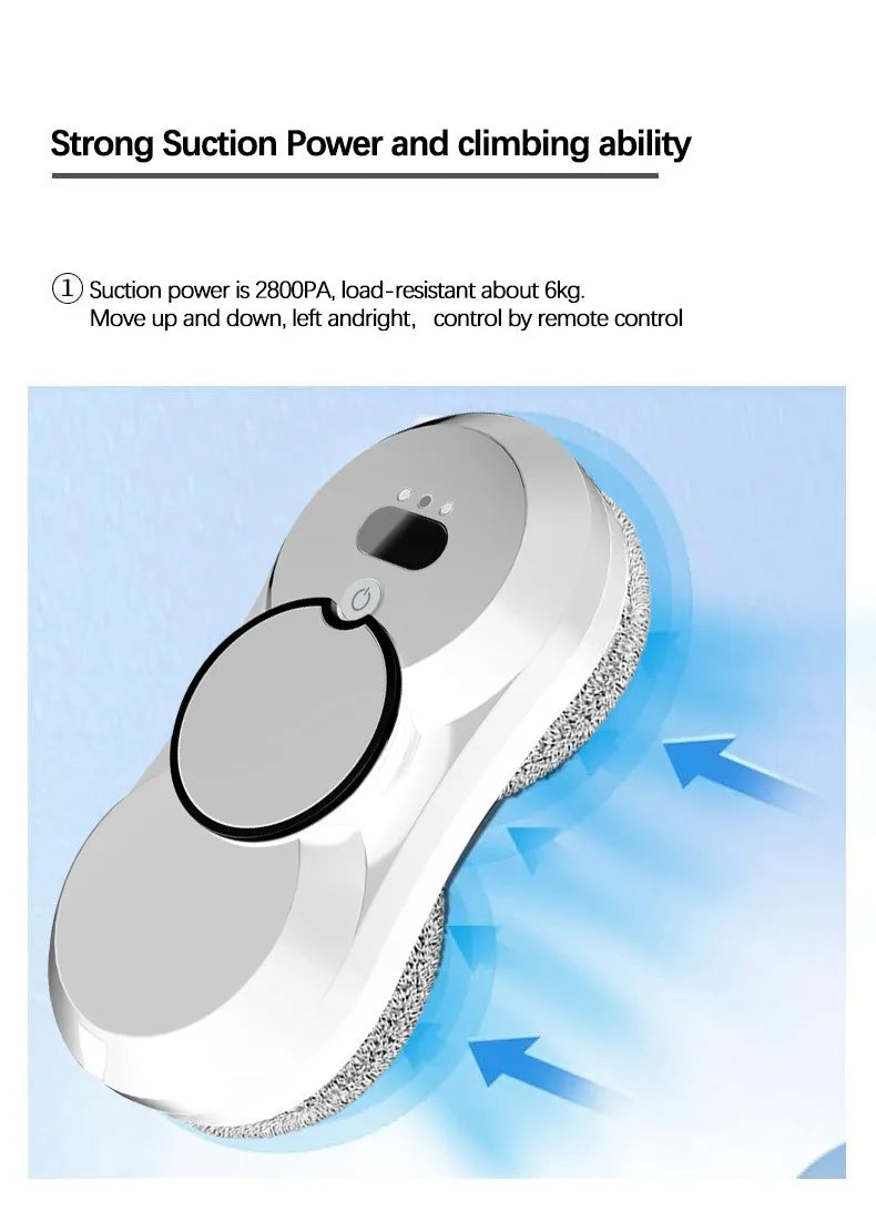 Water Spray Window Cleaning Robot Tank Smart Window