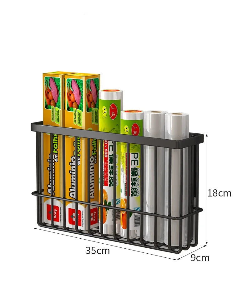 Multi-Function Magnetic Fridge Storage Rack Magnetic Paper Towel