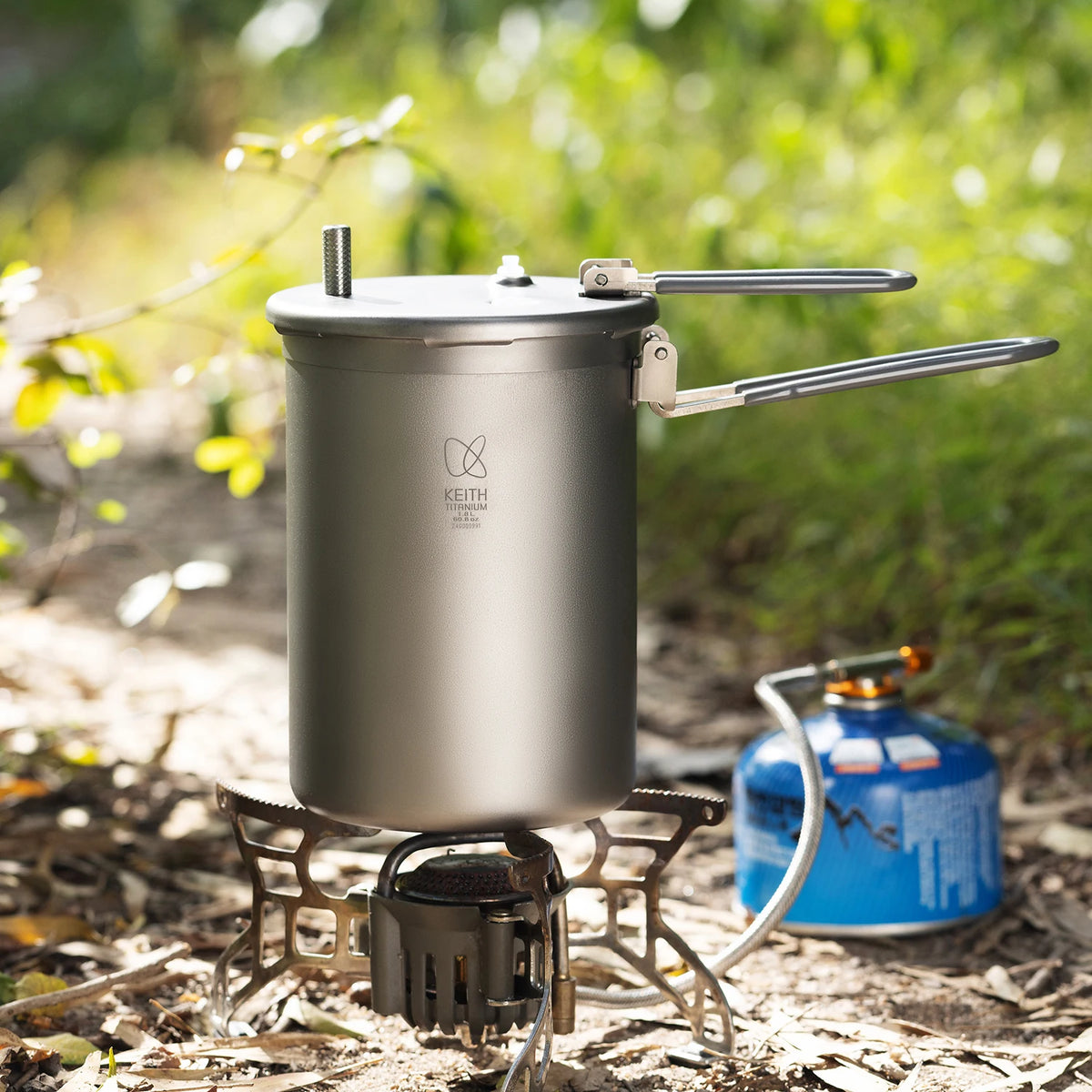 Keith Outdoor Titanium Plateau Pressure Cooker 8l Picnic