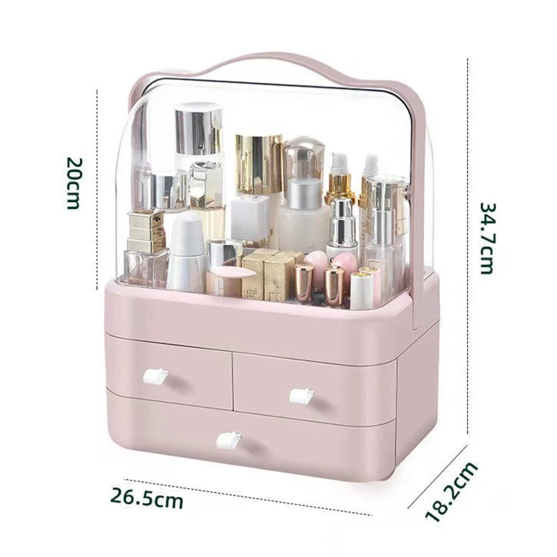 Cosmetic Organizer Countertop Organizer Dresser Lid Drawer