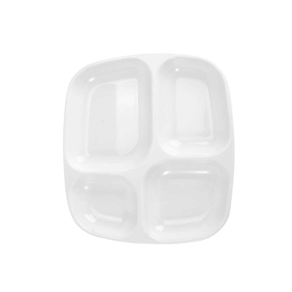 Divided Dish Diet Thickened Divided Dinner Tray Four-Grid
