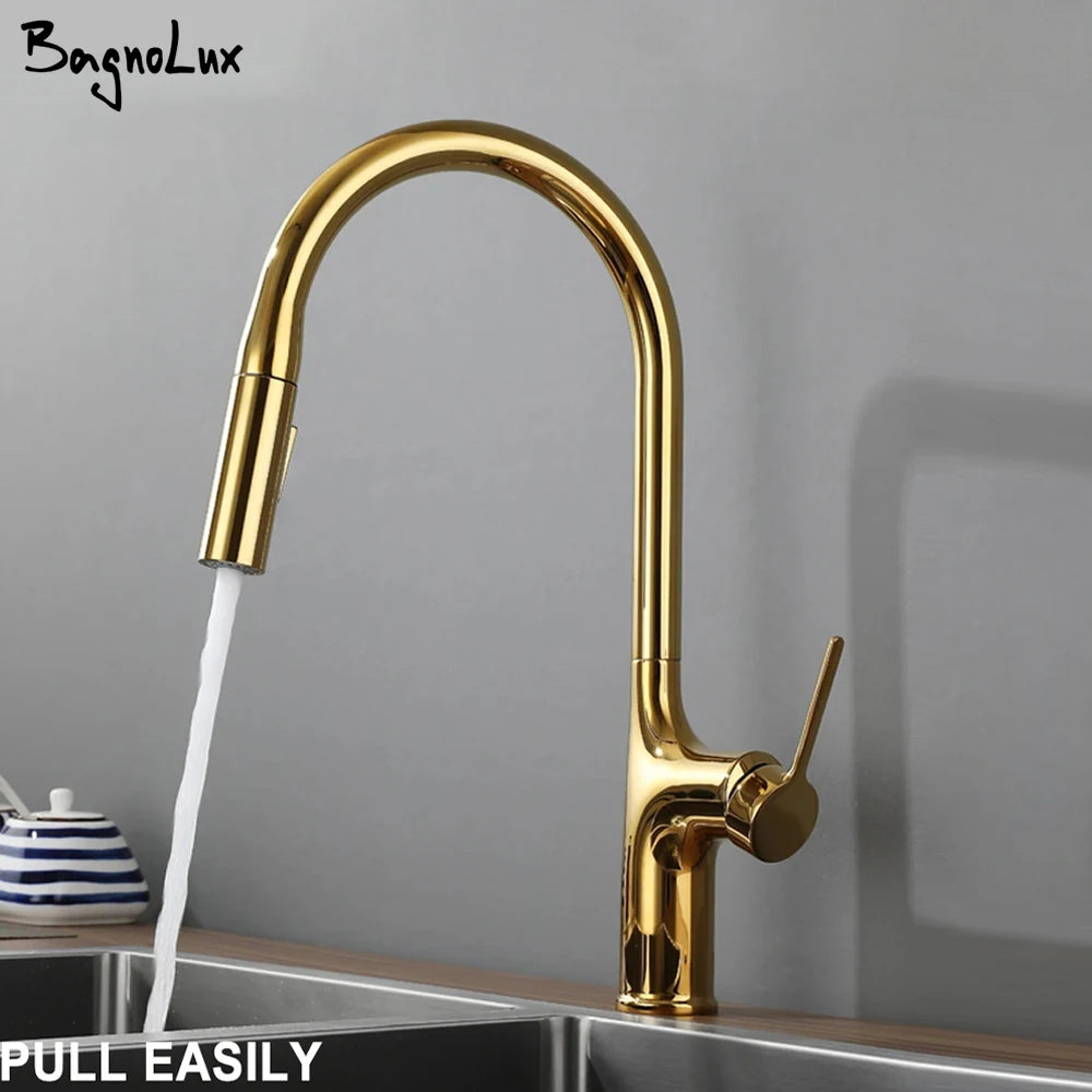 Bagnolux Titanium Black Brushed Deck Mounted Faucet Two