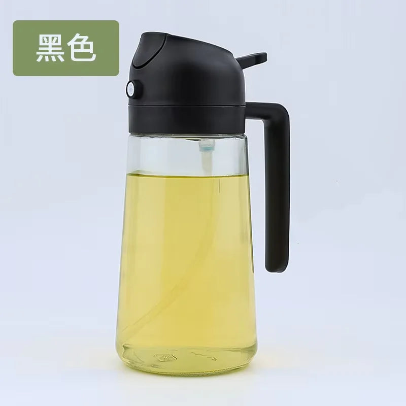 2in1 500ml Spray Oil Dispenser Oil Cruet Bottle