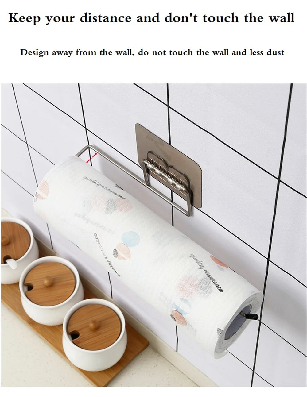 Hanging Paper Roll Towel Holder Bathroom Toilet Storage