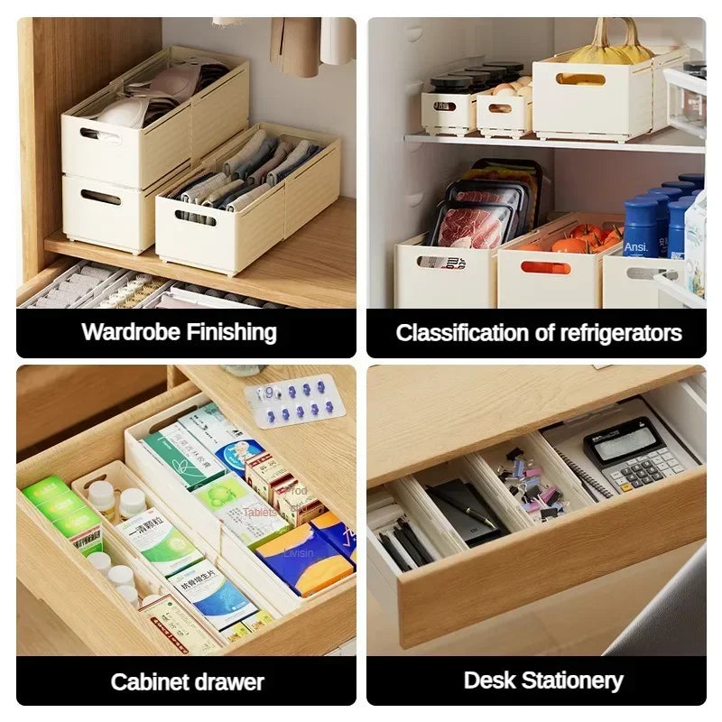 1pc Retractable Drawer Organizer Length Adjustable Cabinet