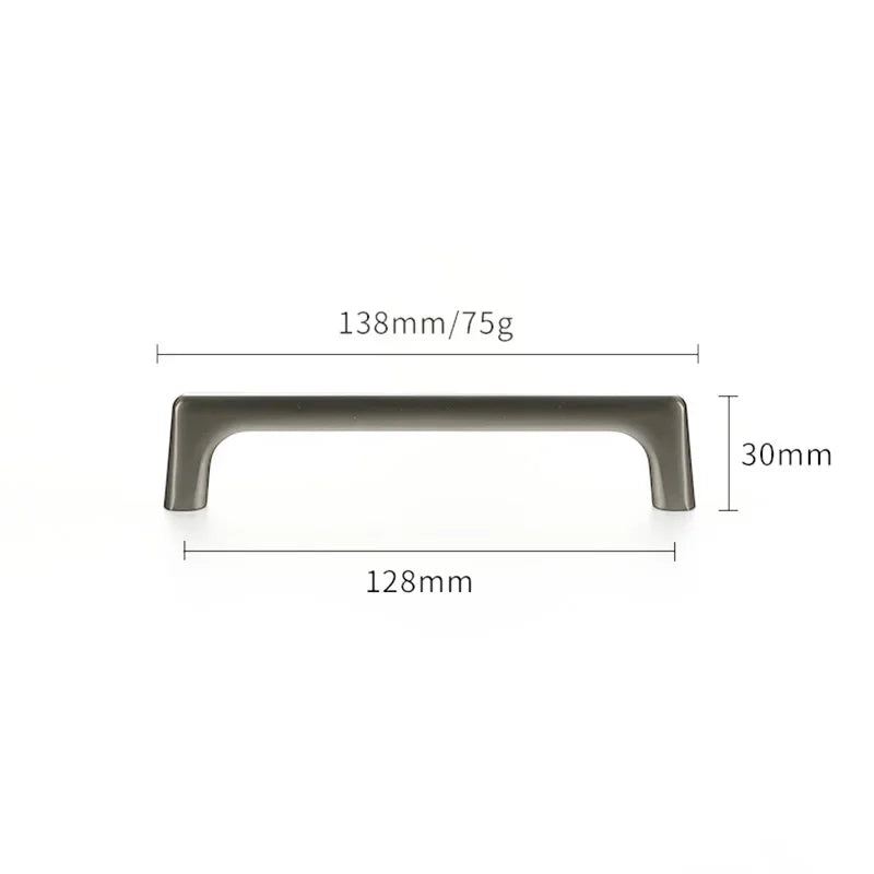 Silver Cabinet Storage Handles 96-320mm Dressers Cupboard Closet