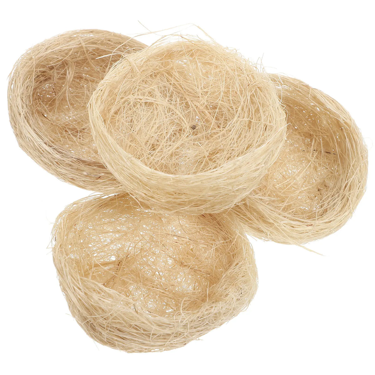 4pcs Thickened Jute Handmade Bird Nest Parakeets Finches
