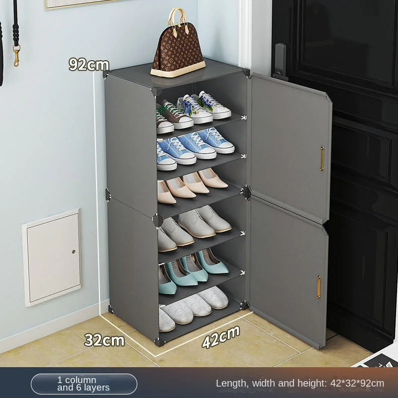Small-Scale Foldable Cabinets Living Room Multilayer Large Space