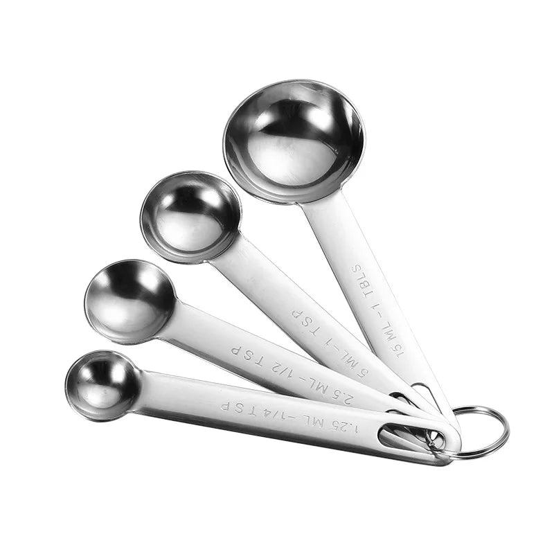 Stainless Steel Measuring Spoon 4/6/7/8 Scale Measuring Ruler