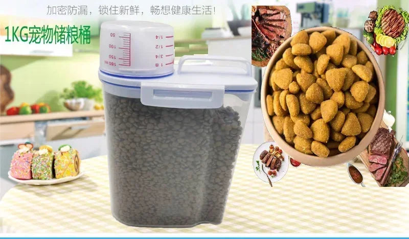 5kg/2kg Sealed Moisture Proof Pet Food Storage Container