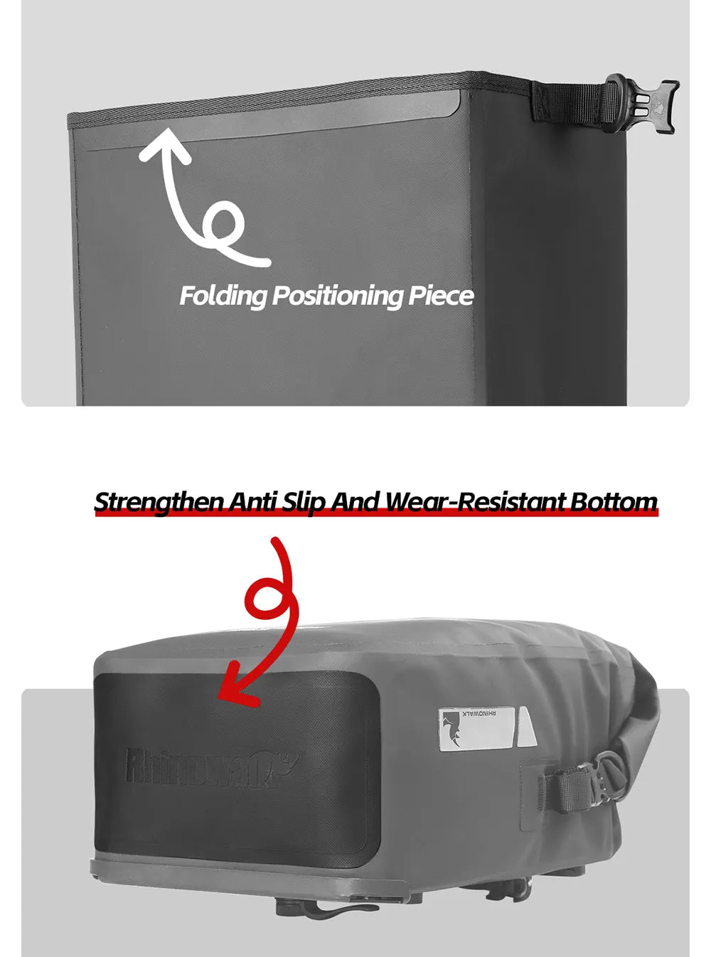 Rhinowalk Bicycle Pannier Bag Waterproof 6l 12l 20l