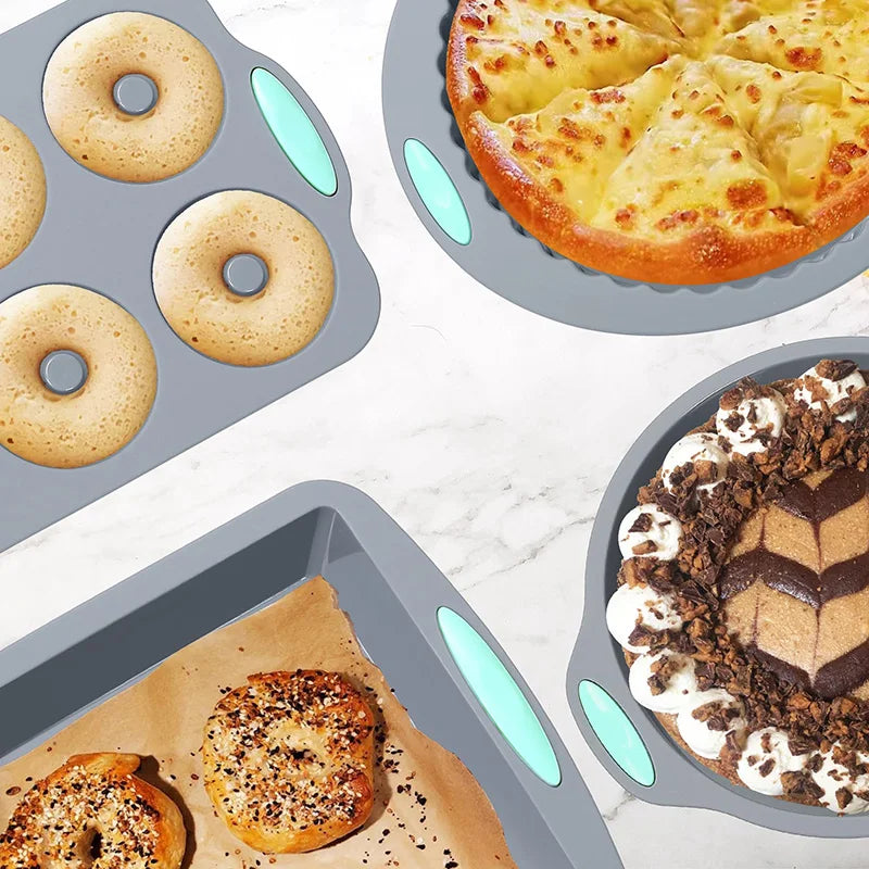 Silicone Bakeware Non-Stick Oven Baking Pans Silicone Cake