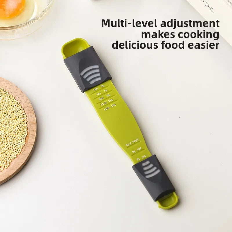 Adjustable Measuring Spoon Scale Gram-Controlled Salt Milk Powder