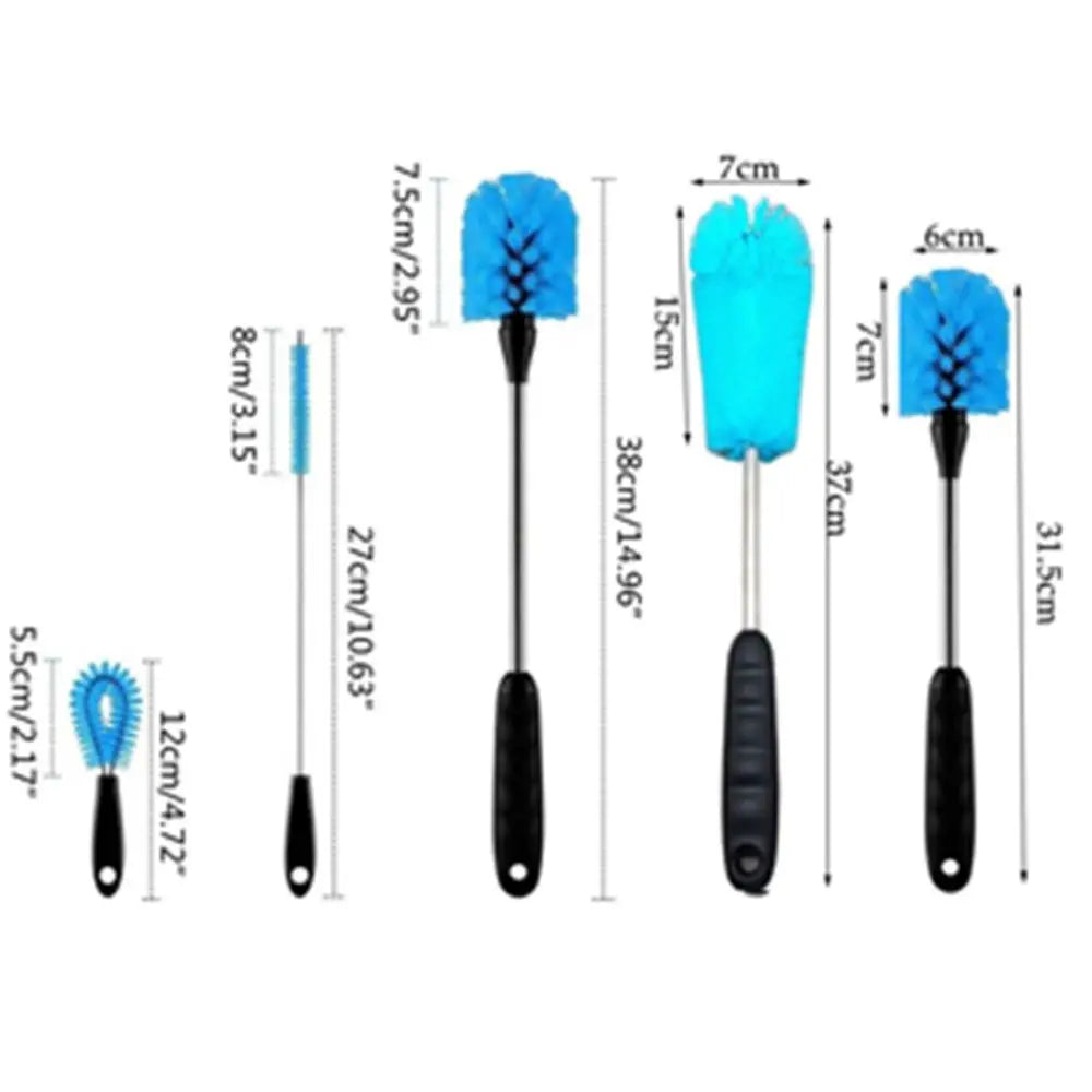 Stainless Steel Water Bottle Cleaning Brush Resuable Flexible