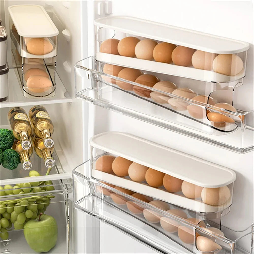 1pc Slide Type Egg Carton Double Automatic Egg