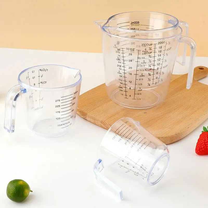 150/300/600/1000ml Baking Liquid Measuring Cups Scale Cup Plastic