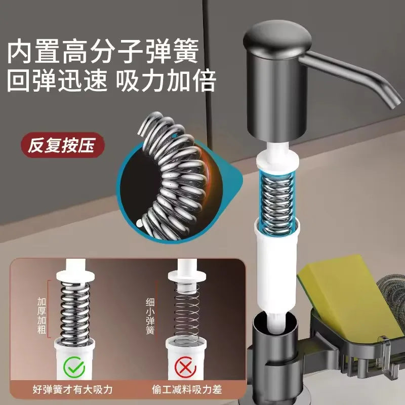 Counrtertop Dishes Dispenser Extention Tube Hand Press Soap