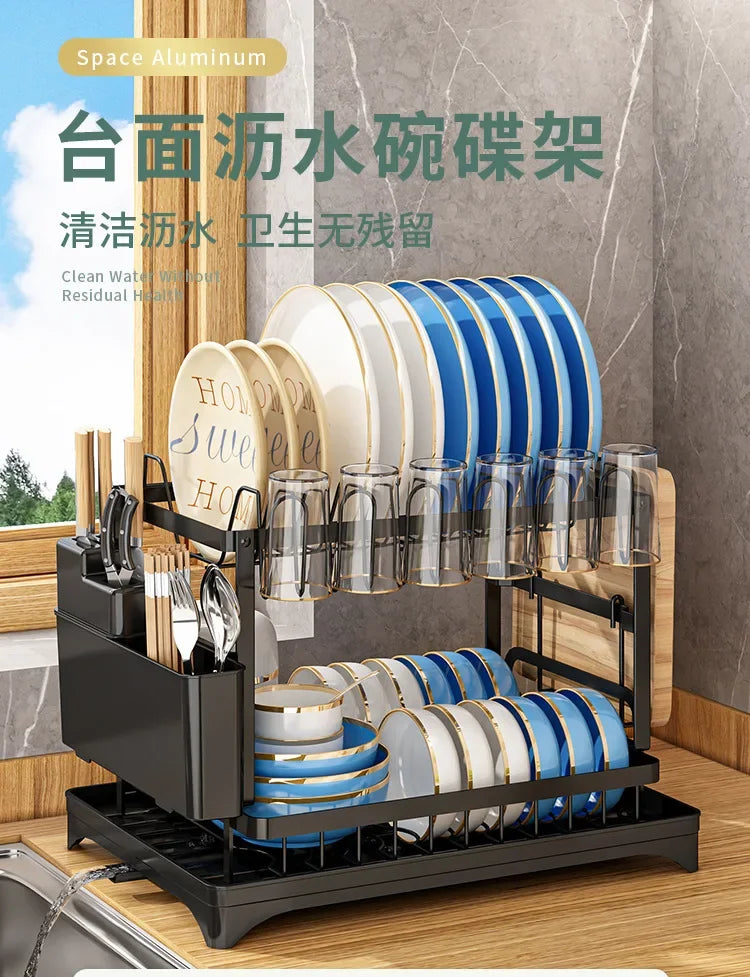 Dishes Dishes Drain Rack Tableware Plate Storage Rack