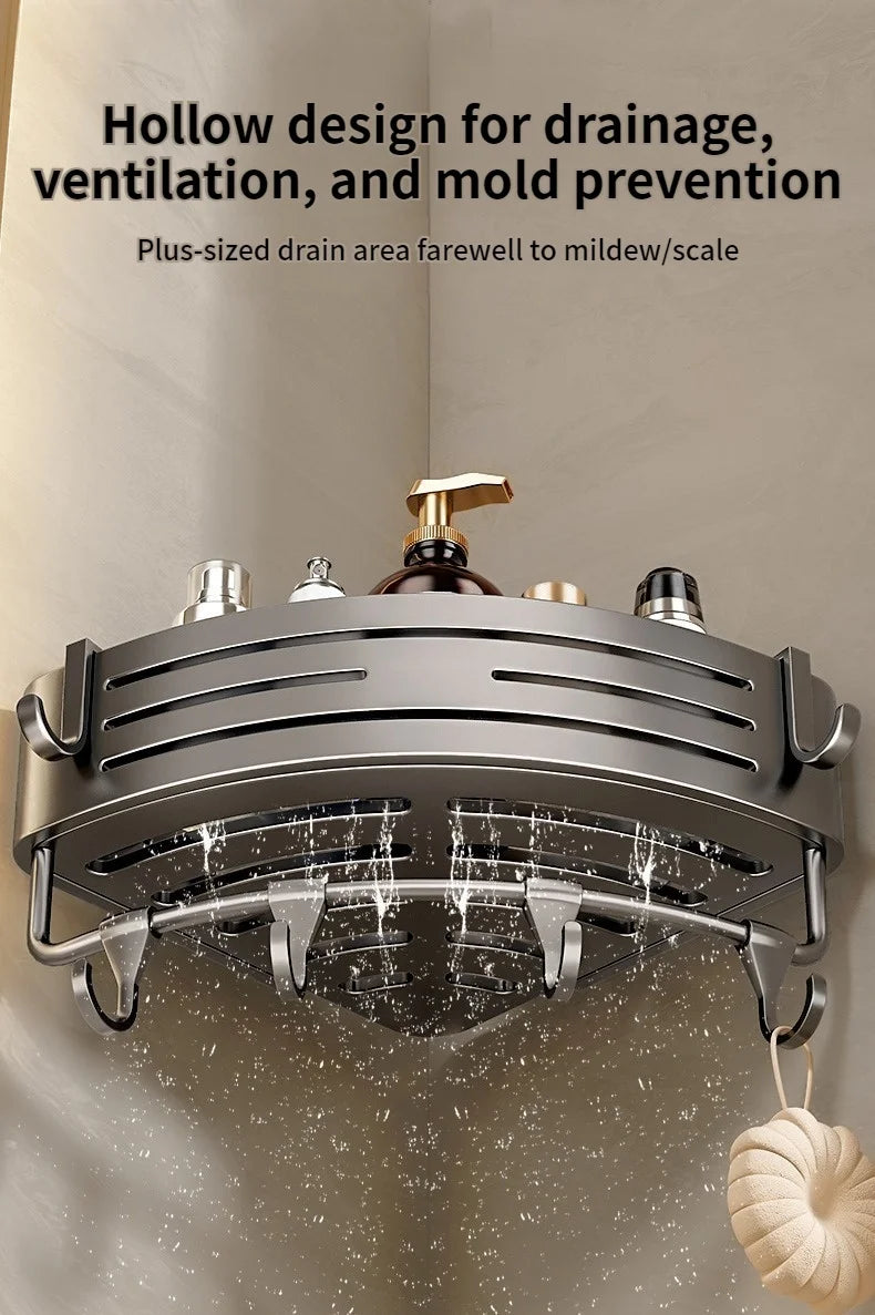No Need To Drill Walls Installation Aluminum Bathroom
