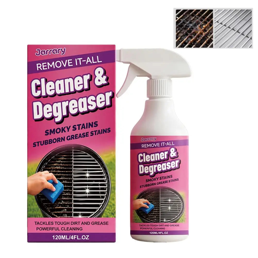 Bbq Grill Cleaner Degreaser Spray Powerful Formula Smoky