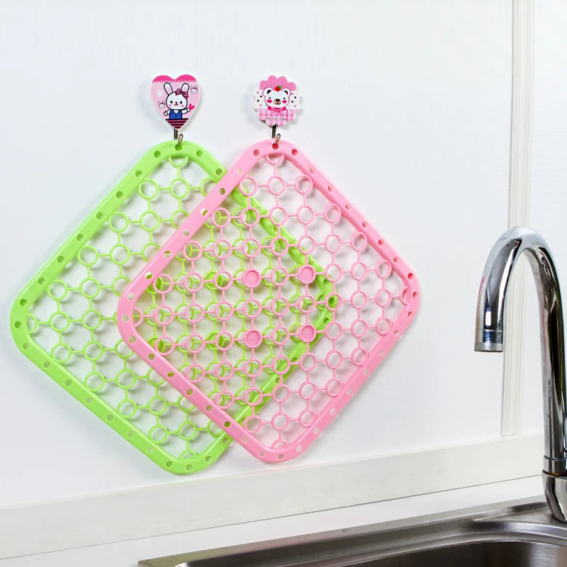 Placemat Heat Insulation Pad Vegetable Fruits Dish Sink