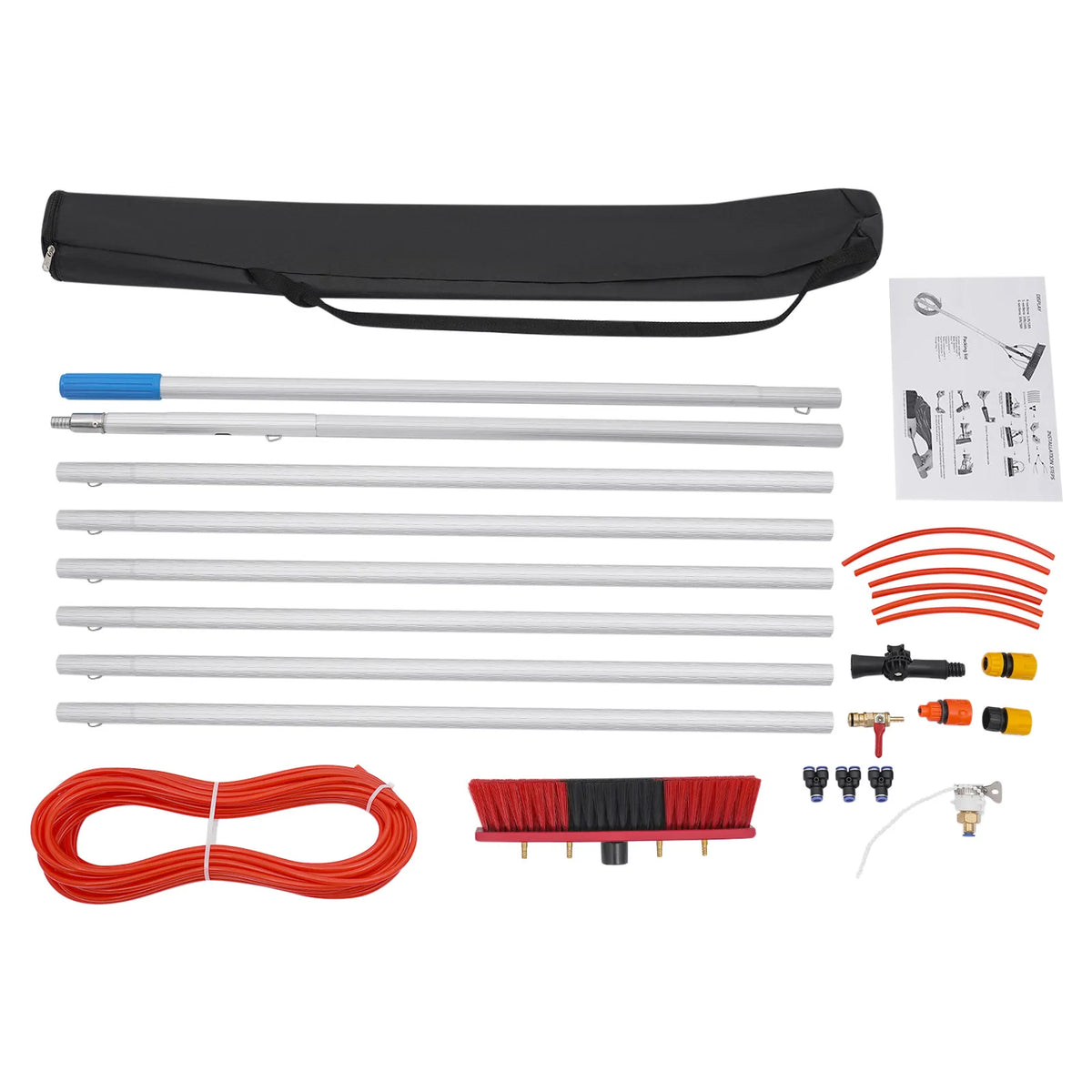 Window Cleaning System Cleaning Brush & Pole Cleaning